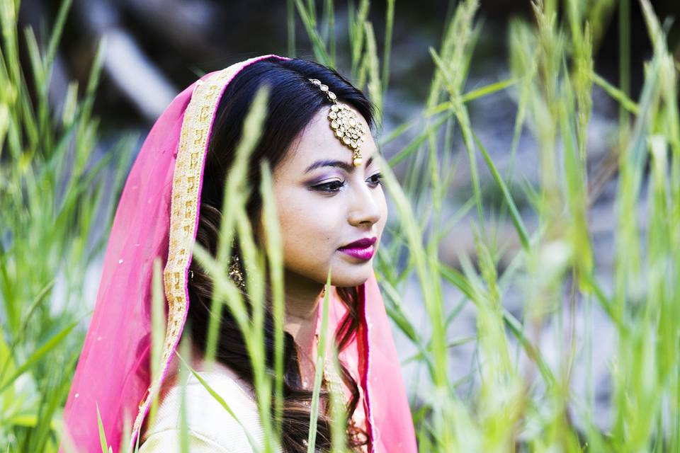 Bridal photo shoot with Sanah