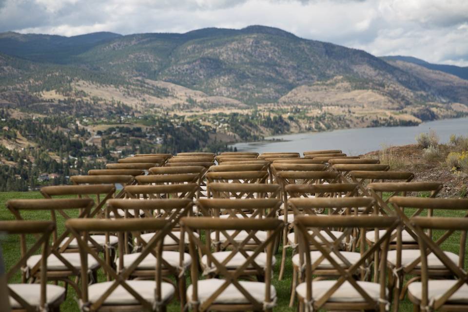 Okanaganfalls backyard wedding