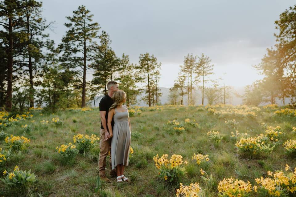 Kelowna Sunset Engagement