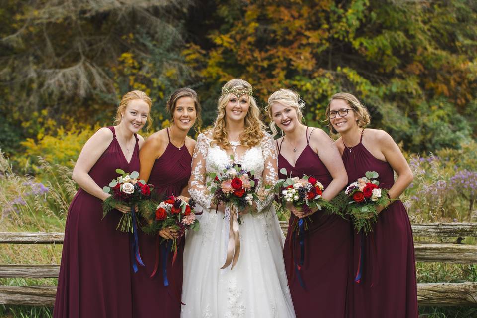 Ladies of the brides