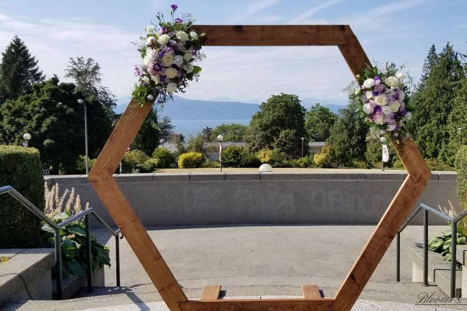 Amethyst Delight Floral Swags