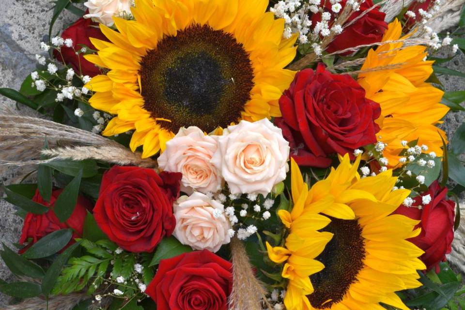 Boho N' Bright Floral Swag