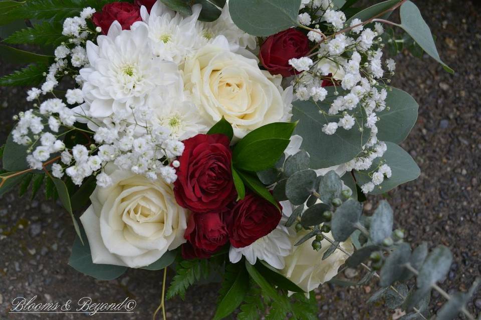 Burgundy N' Lace Bouquet