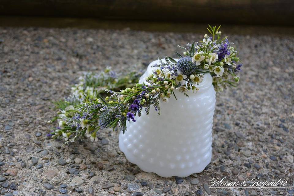 Wild Flower Waltz Bridal Crown