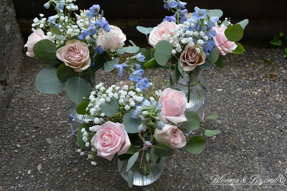 Something Blue Centerpieces