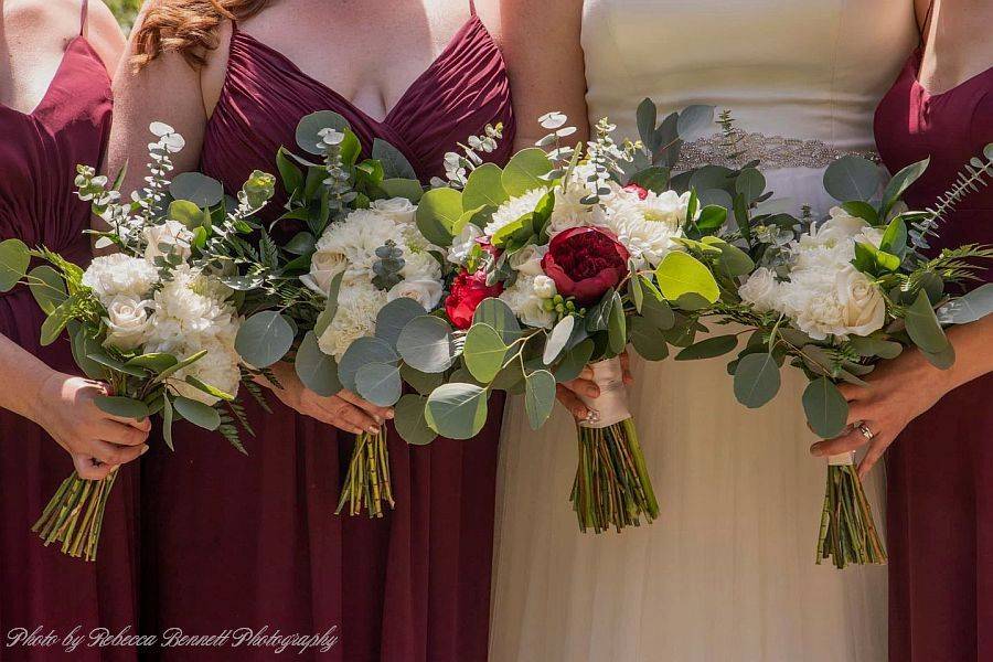 Peony Perfection bridal party