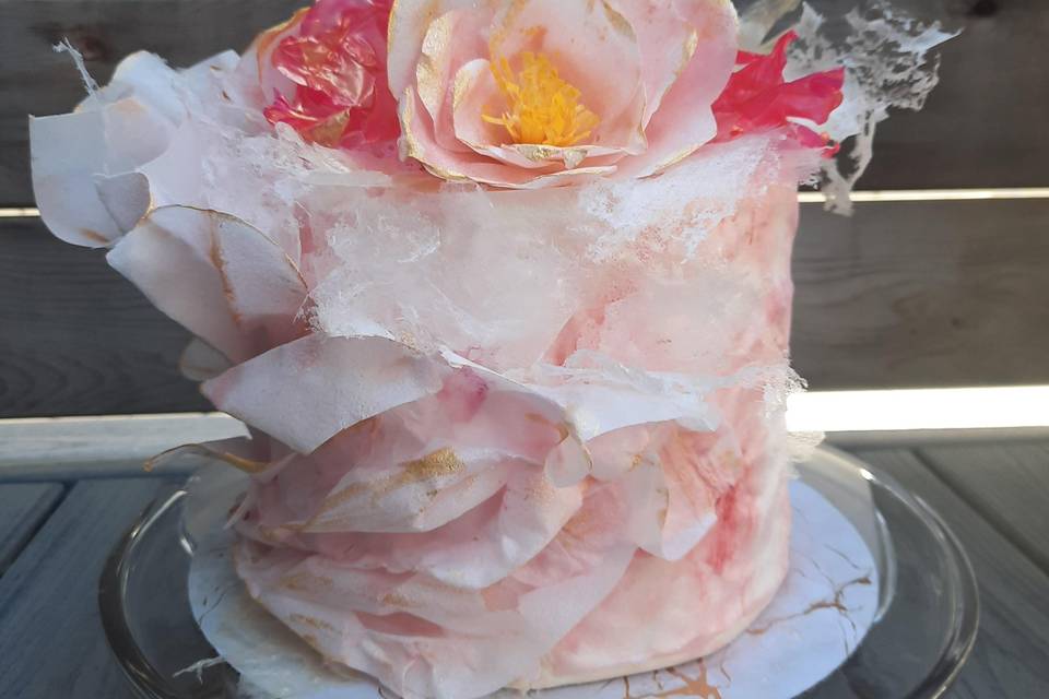 Floral Bridal Shower Cake