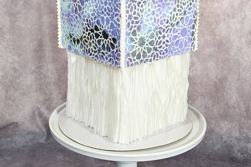 Architectural Wedding Cake