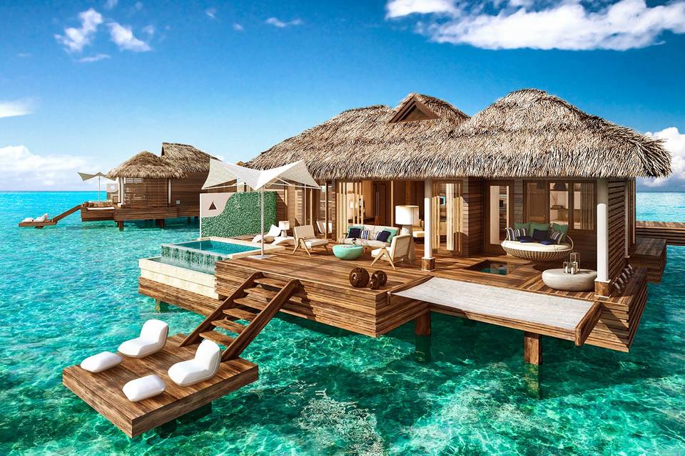 Over Water Bungalow at Sandals