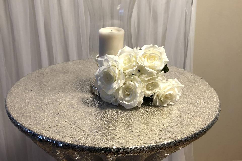 Glam cocktail table