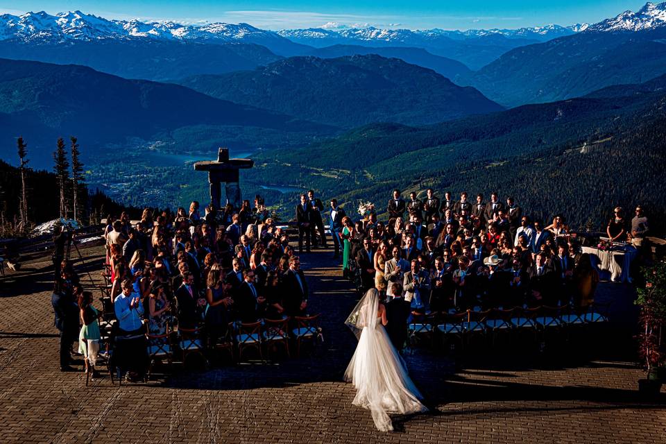 Epic ceremony in Whistler