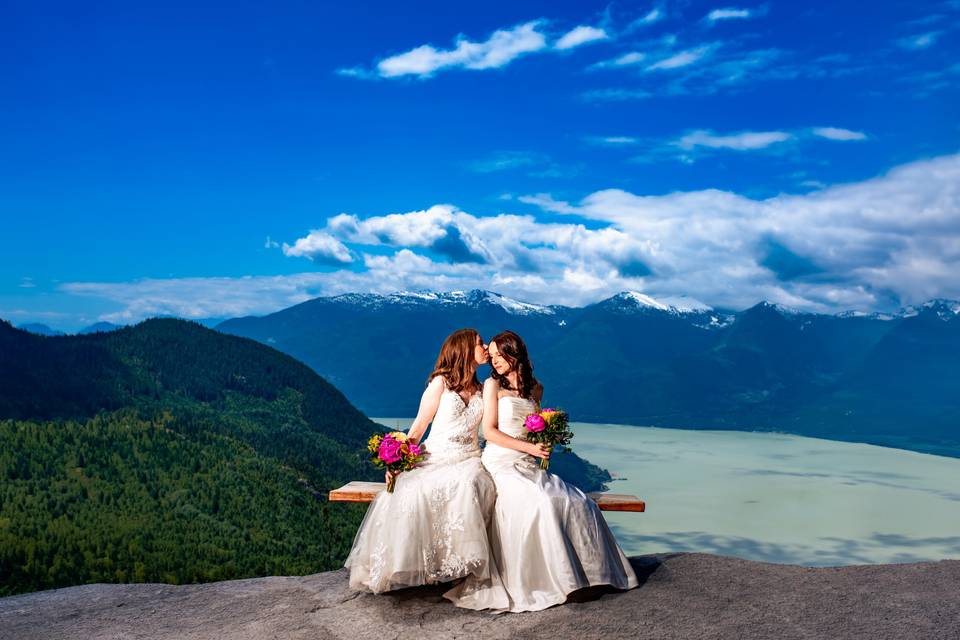 Sea to Sky wedding portrait