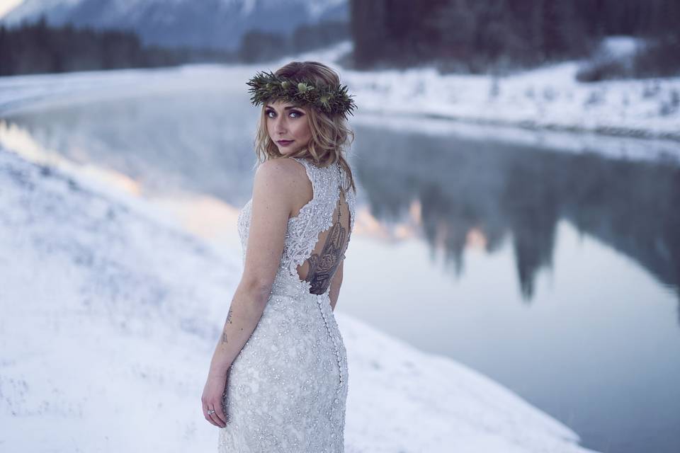 Gorgeous Canmore bride