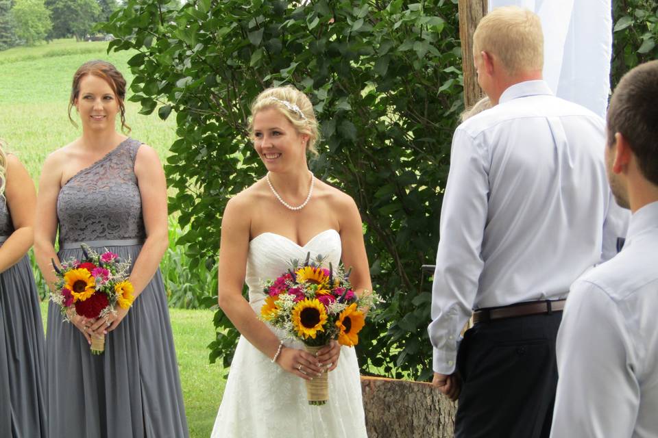 Waterfront wedding