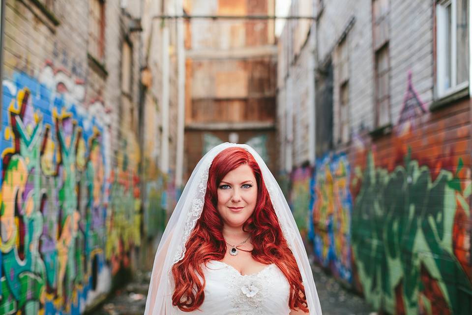 Graffiti bride