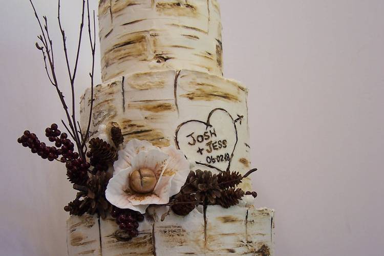 Birch-style cake