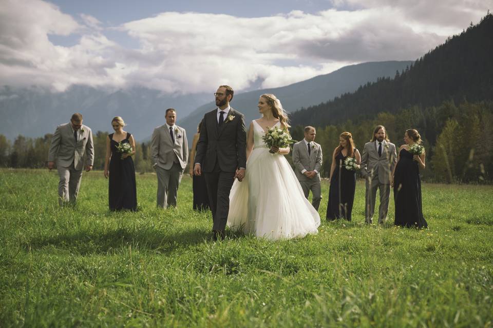 Wedding party.