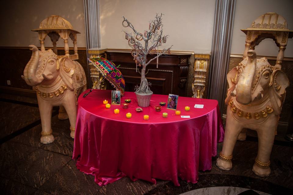 Sangeet entrance decor