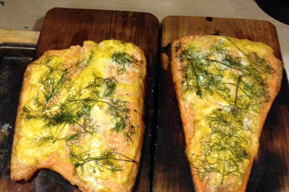 Cedar Plank Atlantic Salmon