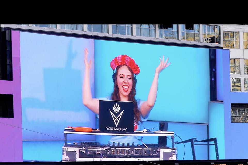 DJing at a Blue Jays Game