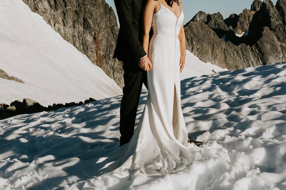 Mountain top portrait