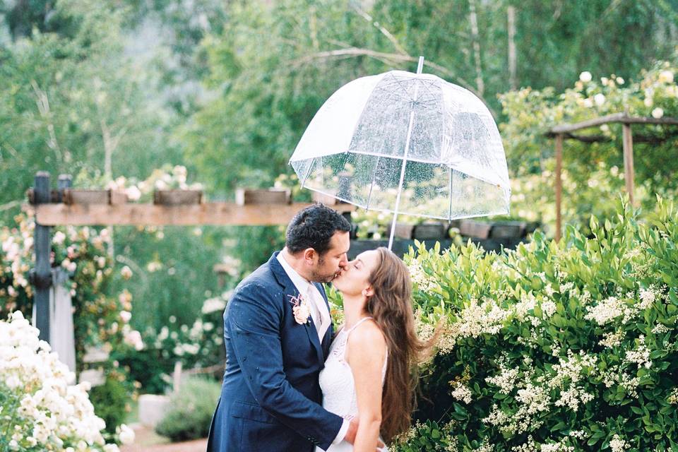 A little rain on your wedding