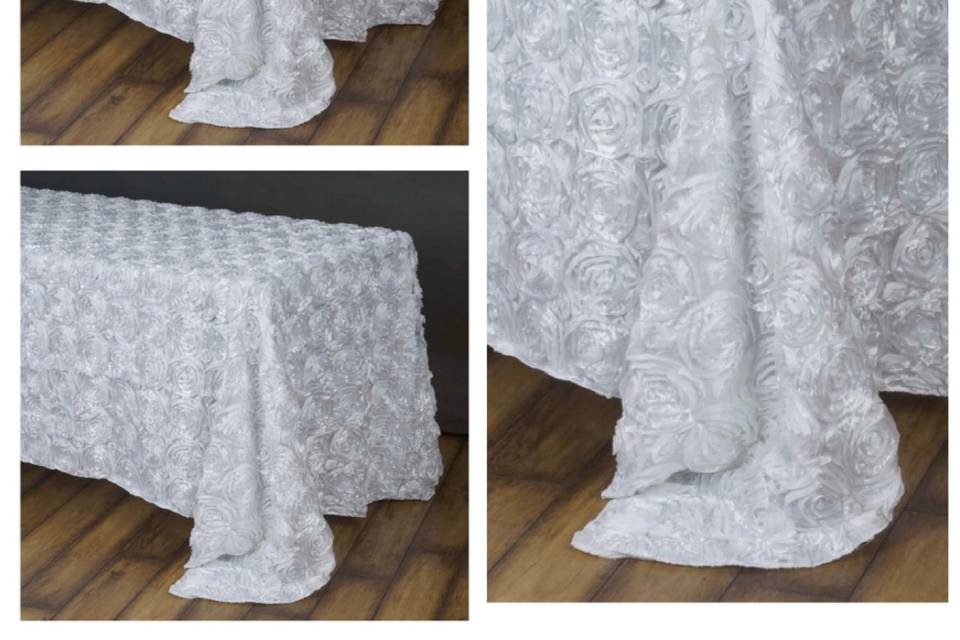 Floral table cloth