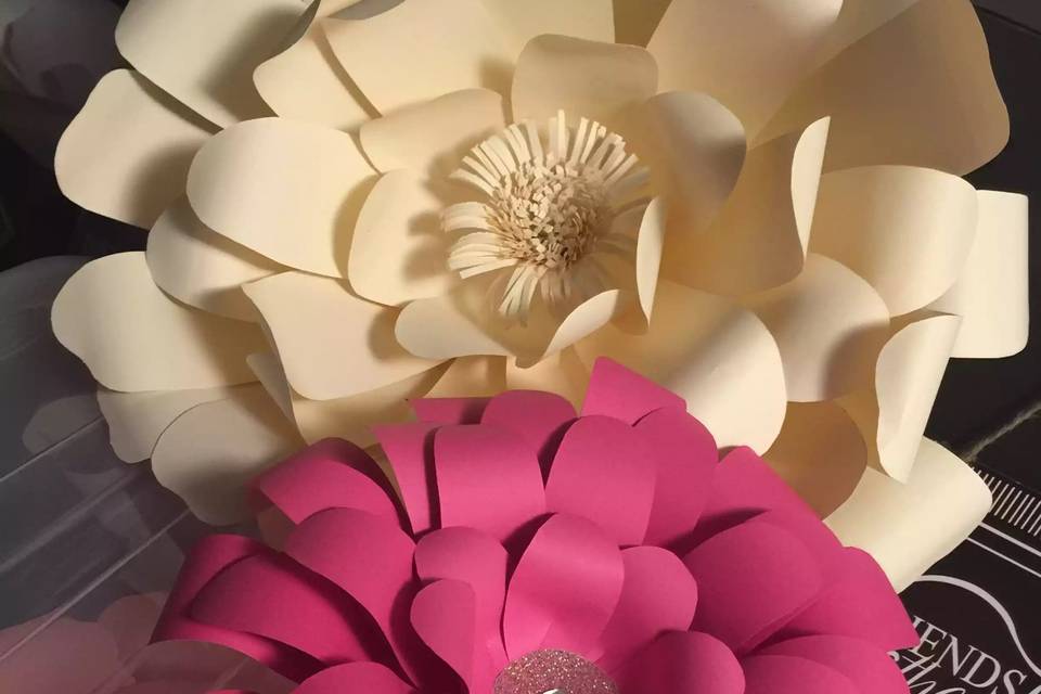 Custom paper flowers