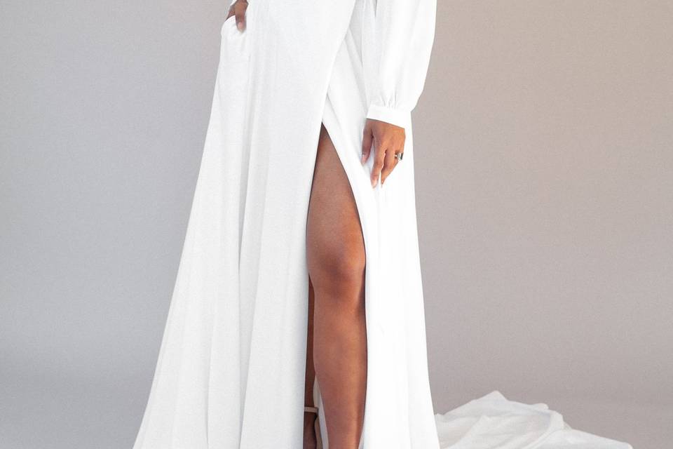 Celeste wrap dress