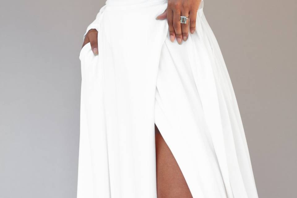 Celeste wrap dress