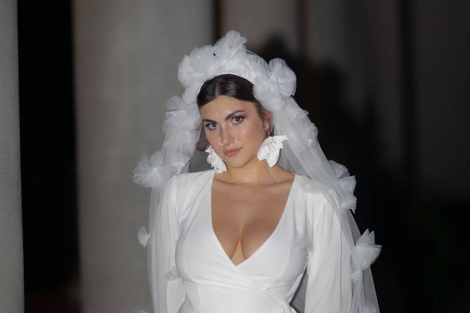 Glowing newlywed