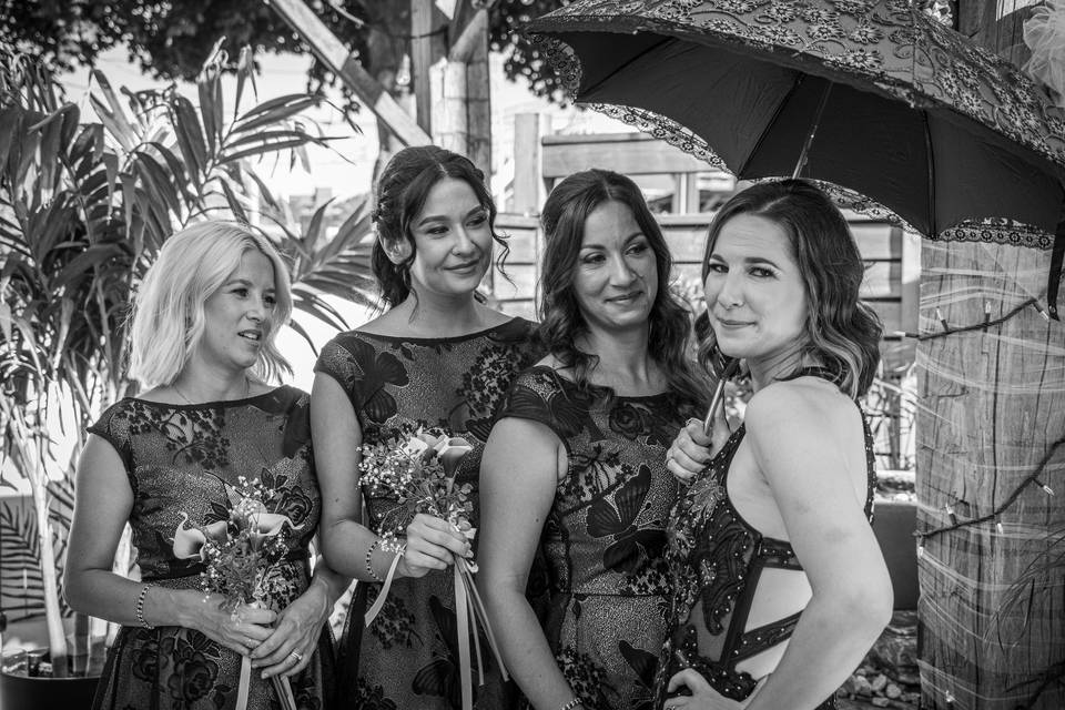 Christy + Bridesmaids