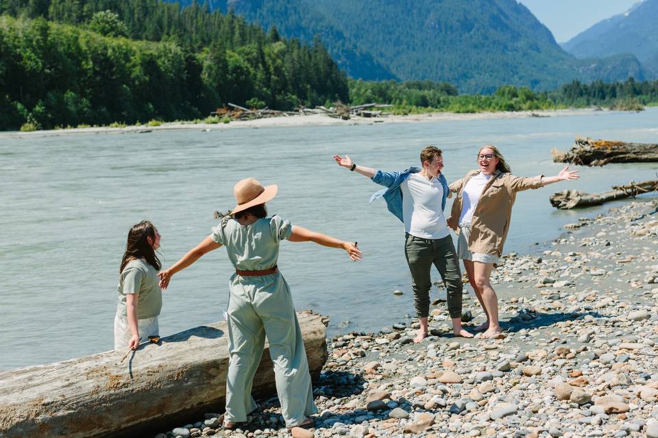 Riverside Picnic Elopement