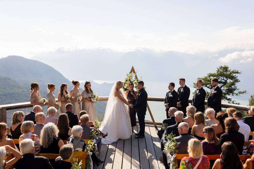 Sea to Sky Gondola wedding