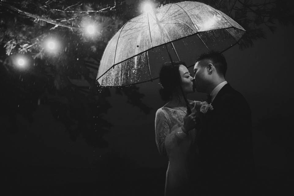 Under the umbrella
