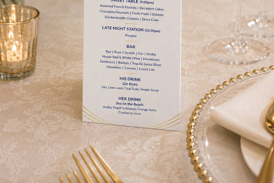 Tent Card