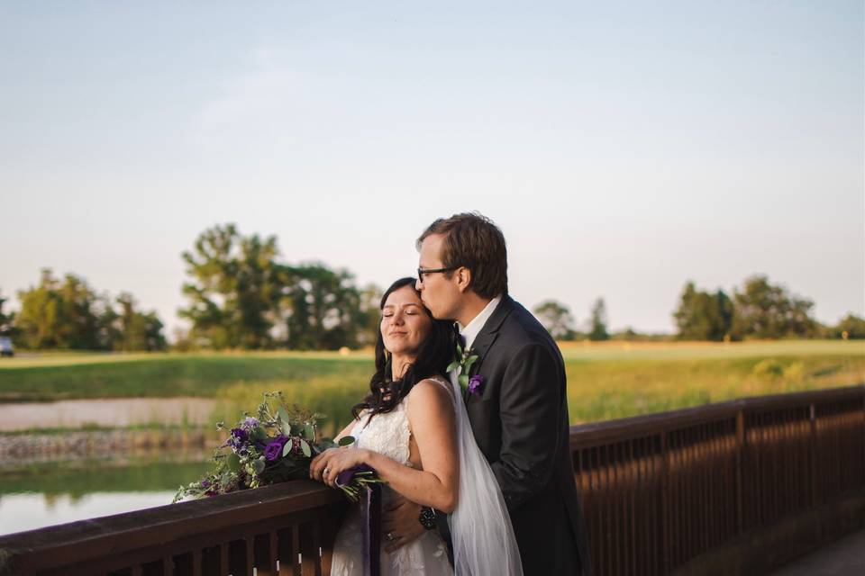 Natalie and Damian Overlooking