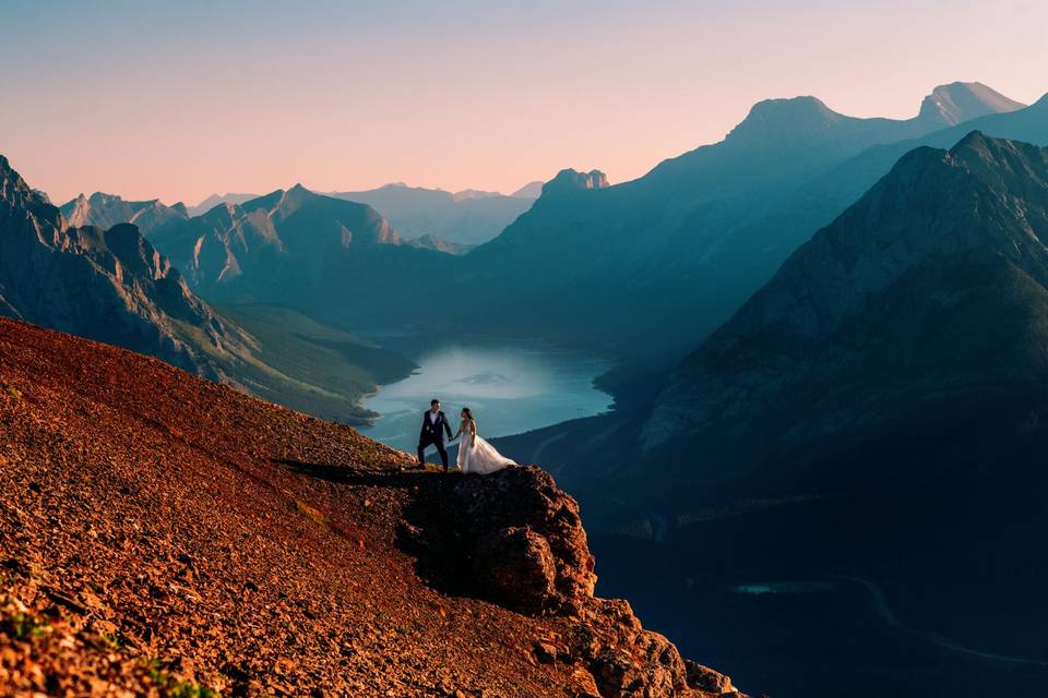 Hiking elopement