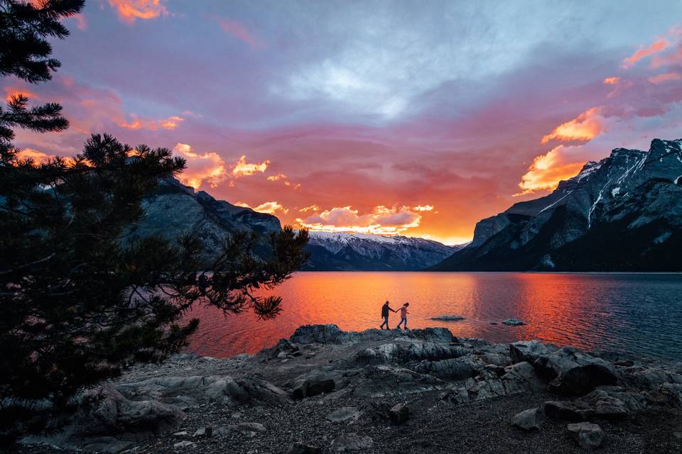 Moraine Lake elopement