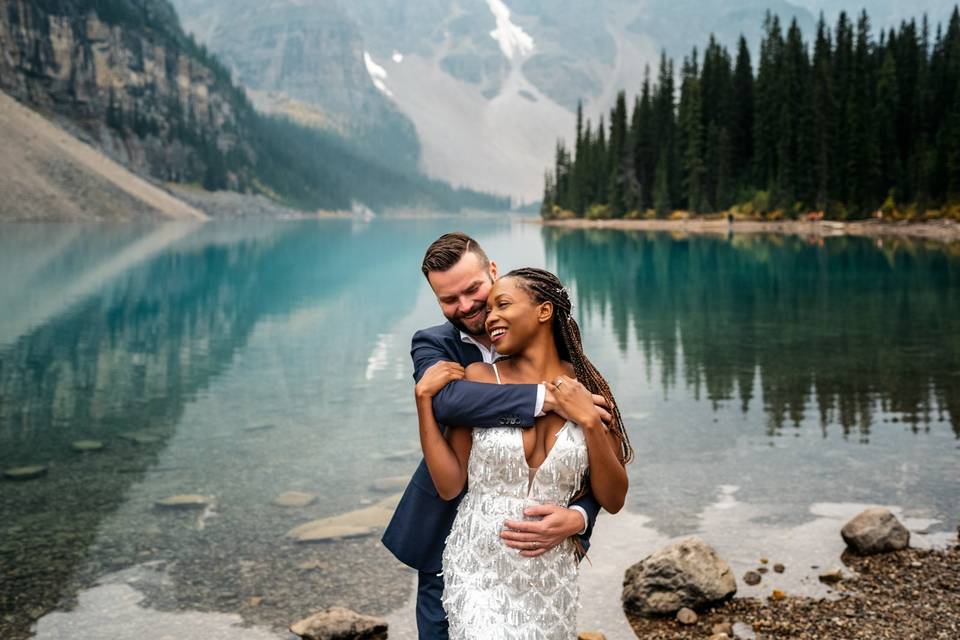 Moraine Lake wedding