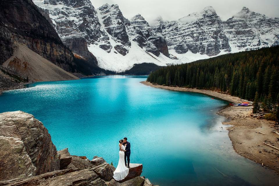 Moraine Lake elopement