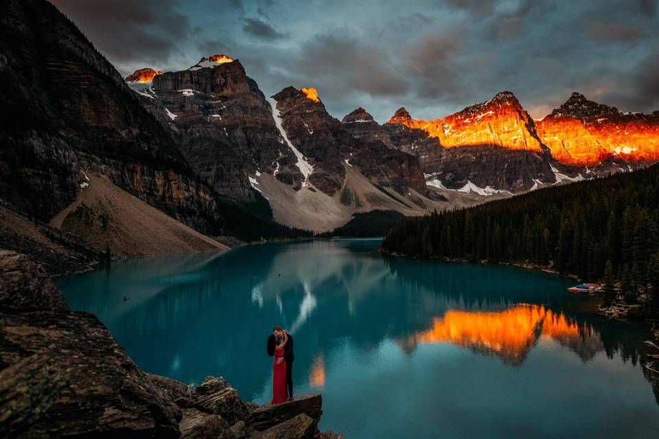 Moraine Lake engagement