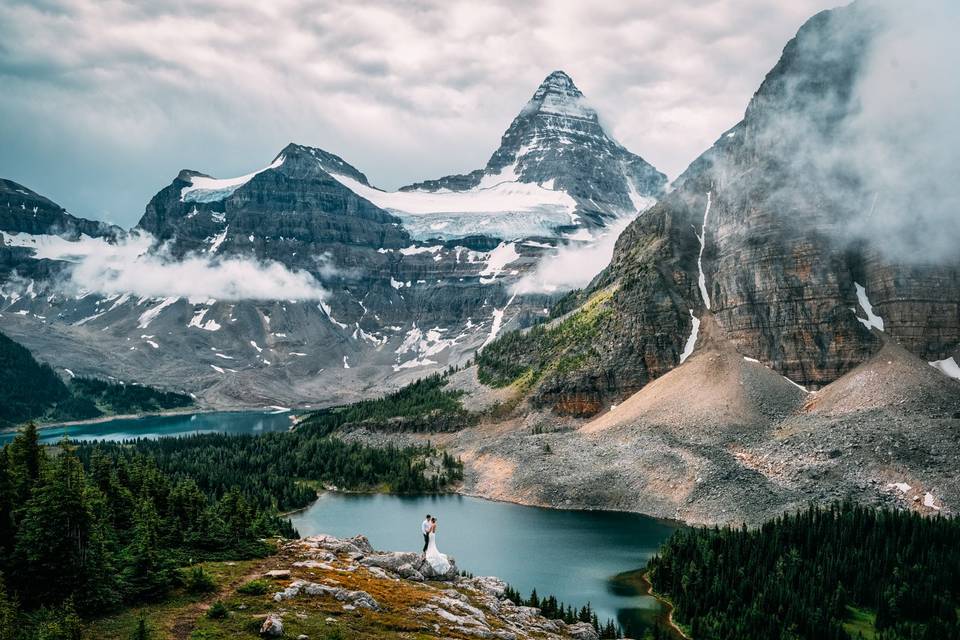 Hiking elopement