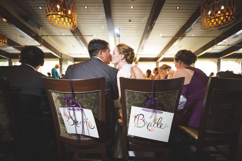 Bride and Groom, Reception