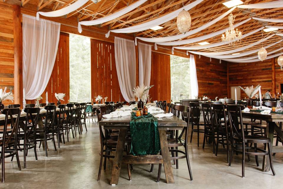 Reception barn