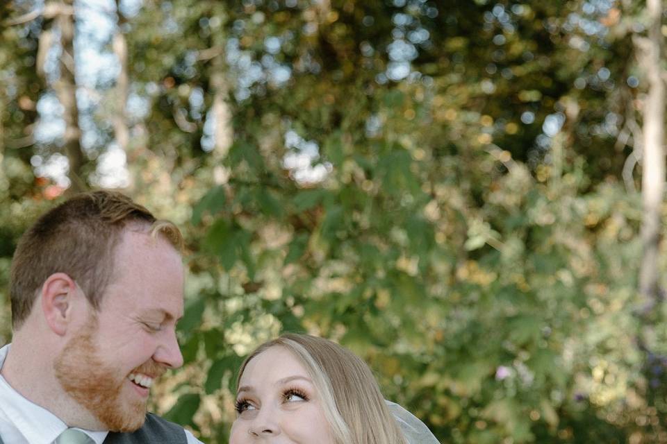 Looking at each other