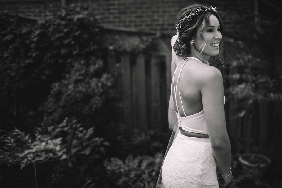 Boho toronto bridal hair