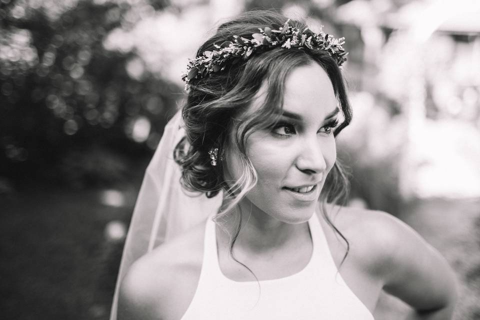 Boho toronto bridal hair