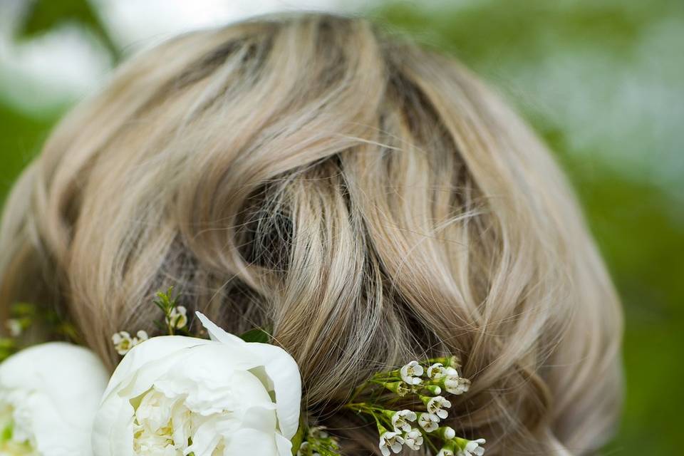 Boho Bridal hair Cambridge