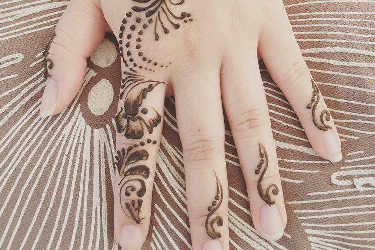 Intricate Henna design